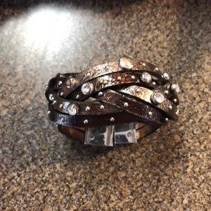 Brighton Thea Harlow Metallic Brown